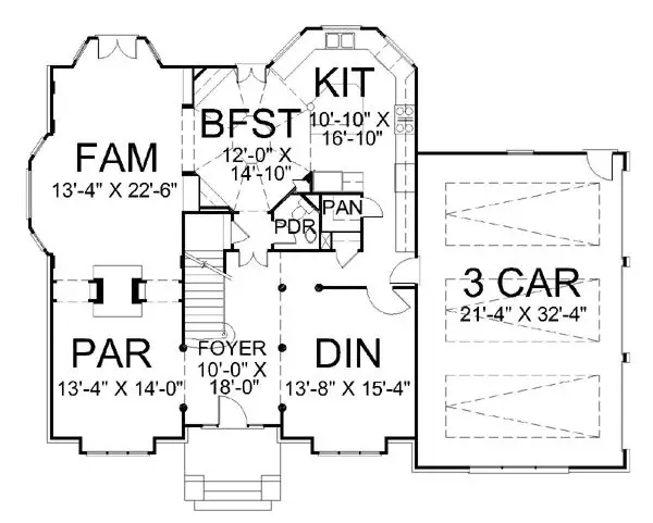 main floor house blueprint