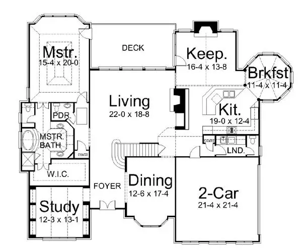 main floor house blueprint