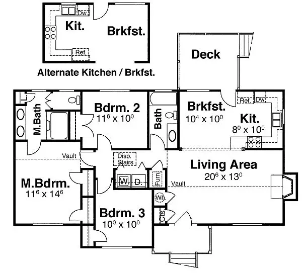 main floor house blueprint