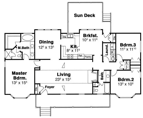main floor house blueprint