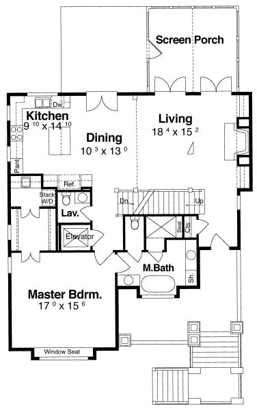 main floor house blueprint