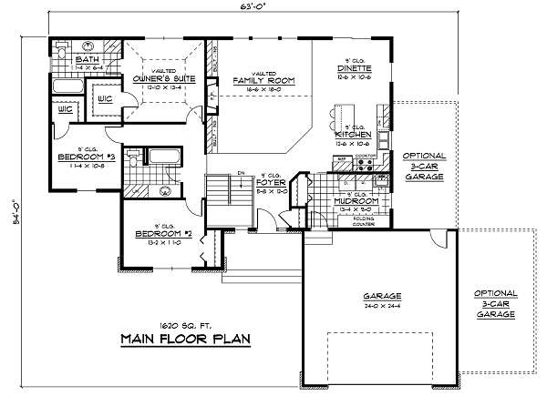 main floor house blueprint
