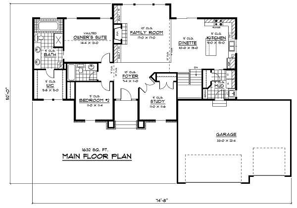 main floor house blueprint