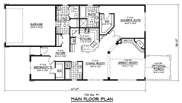 main floor house blueprint