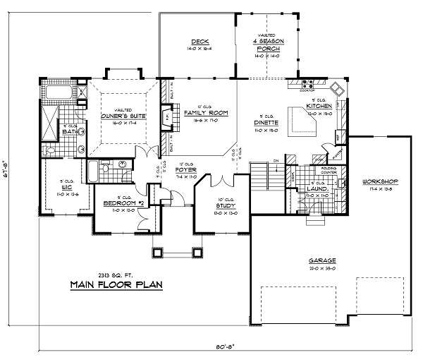 main floor house blueprint