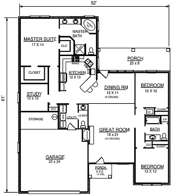 main floor house blueprint