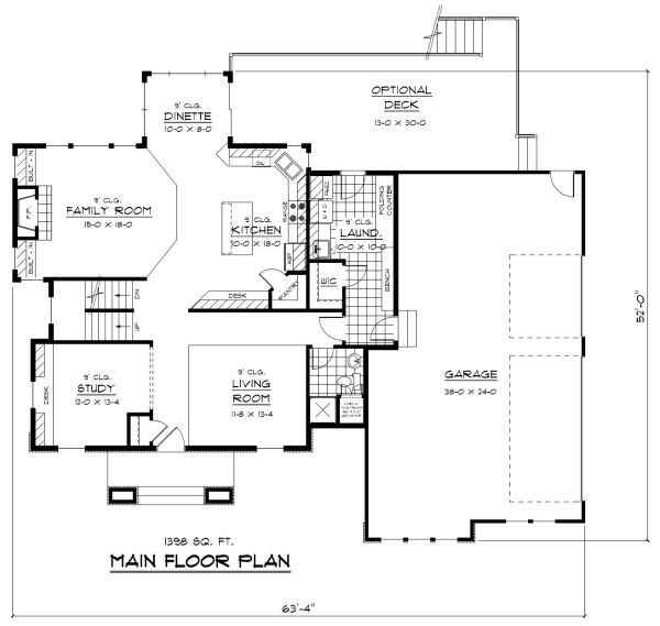 main floor house blueprint