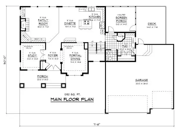main floor house blueprint