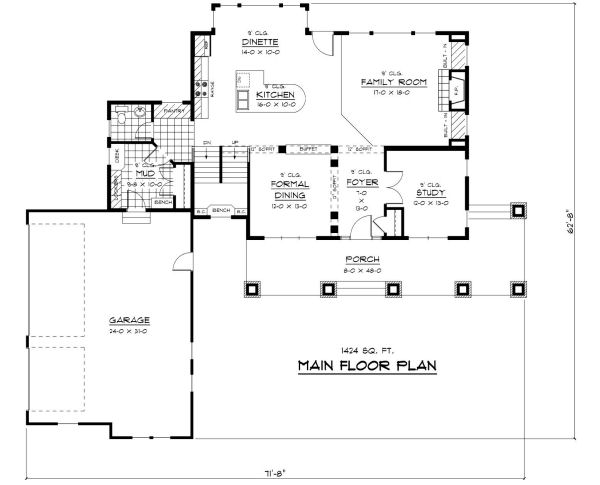 main floor house blueprint