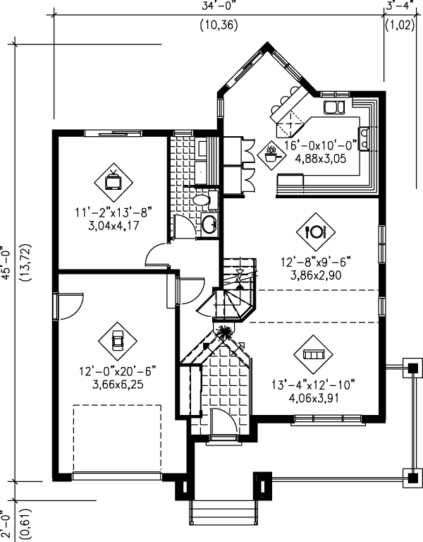 main floor house blueprint