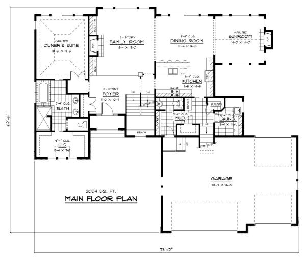 main floor house blueprint