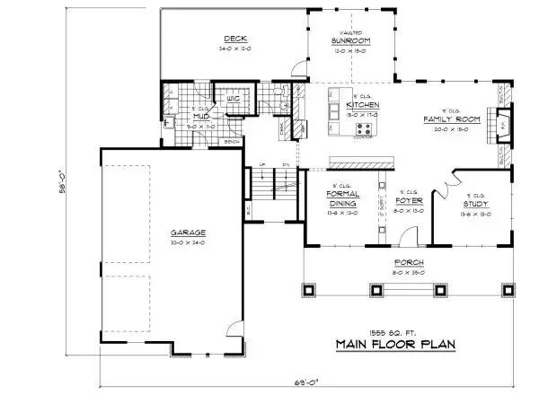 main floor house blueprint