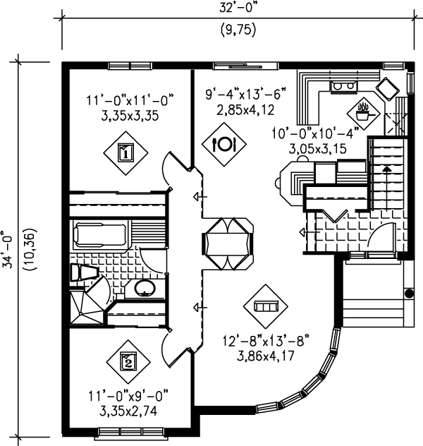 main floor house blueprint