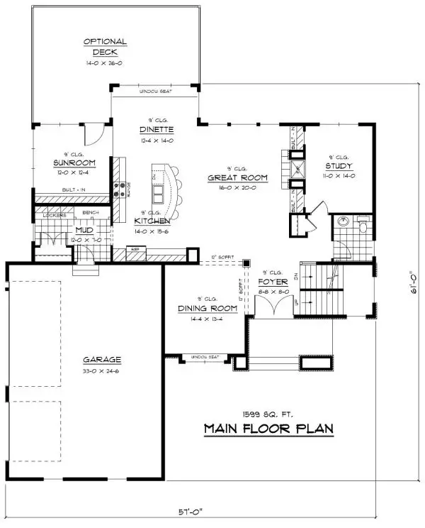 main floor house blueprint