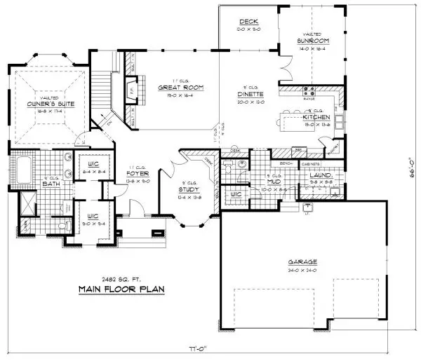 main floor house blueprint