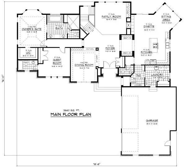 main floor house blueprint