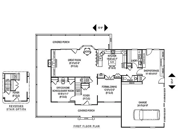 main floor house blueprint