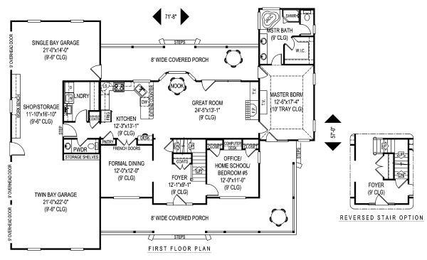 main floor house blueprint