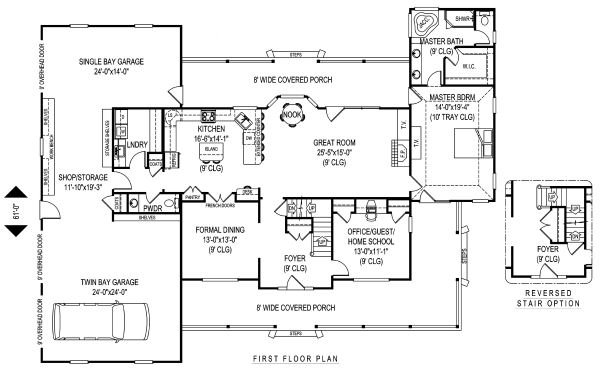 main floor house blueprint
