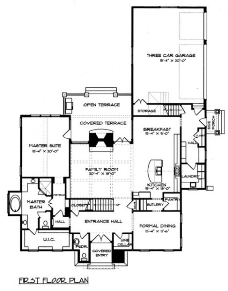 main floor house blueprint