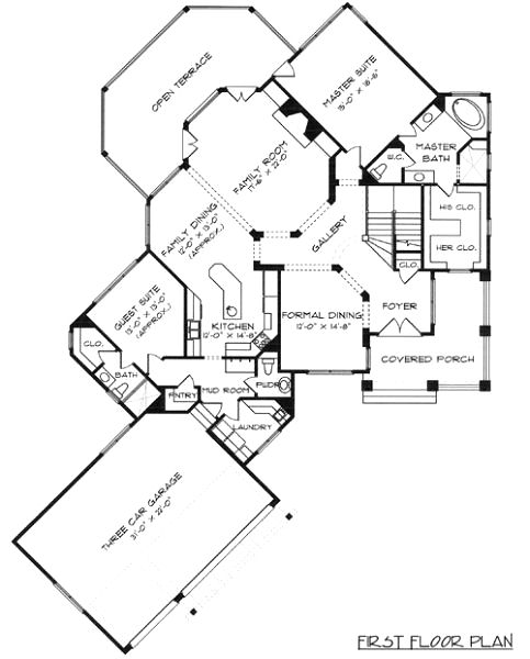 main floor house blueprint