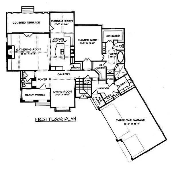 main floor house blueprint