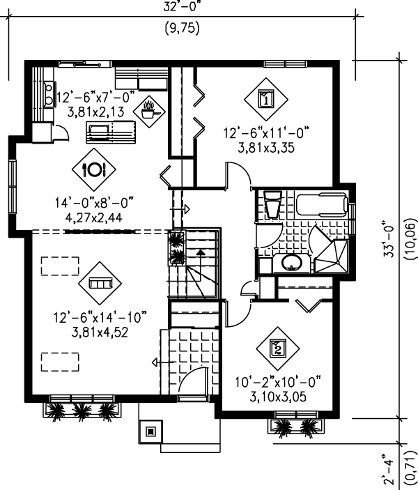 main floor house blueprint