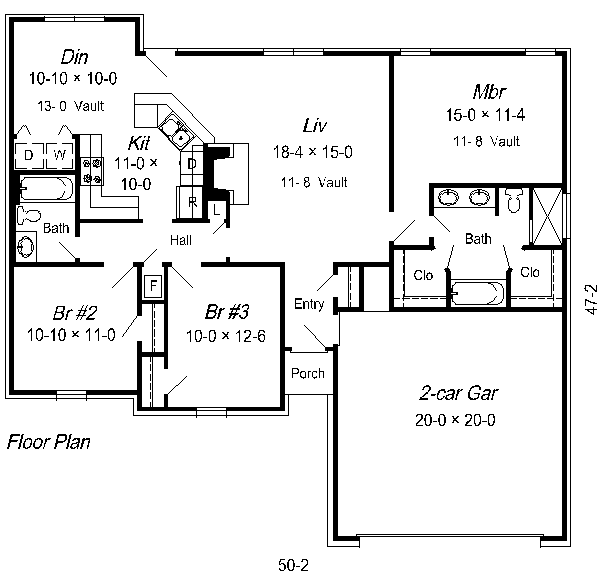 main floor house blueprint