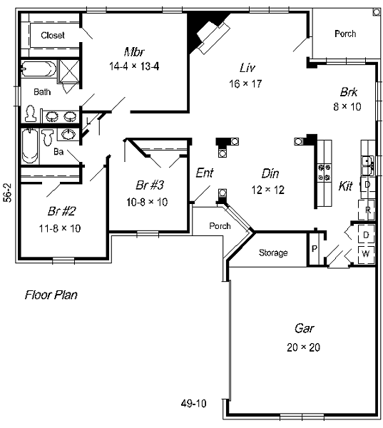 main floor house blueprint
