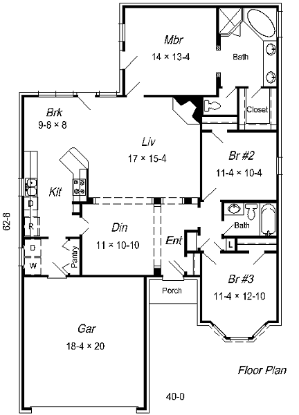 main floor house blueprint