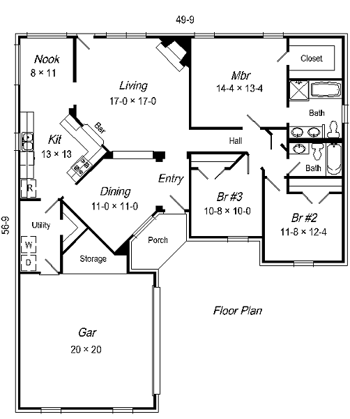 main floor house blueprint