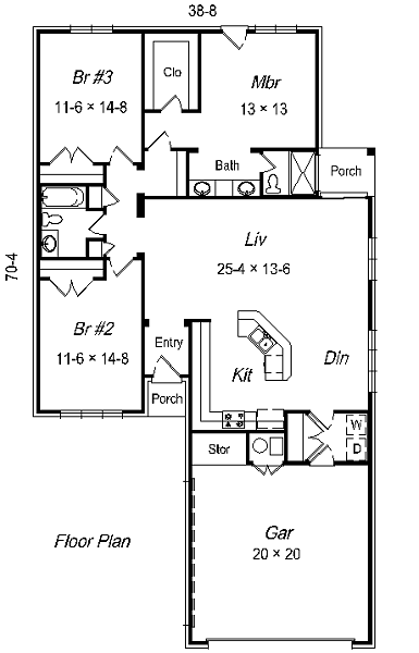 main floor house blueprint