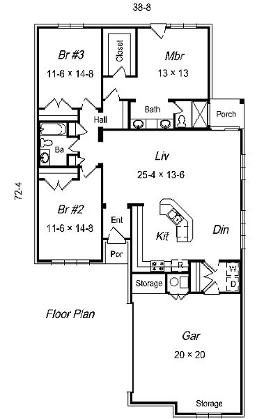 main floor house blueprint