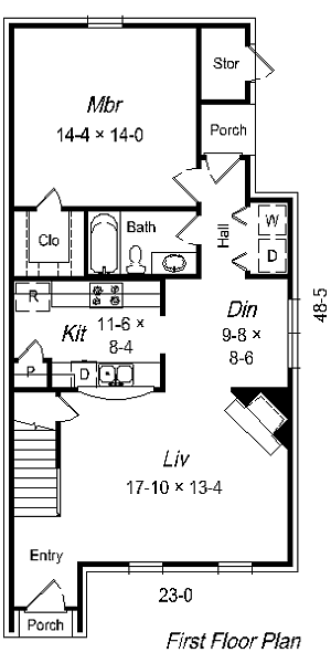 main floor house blueprint