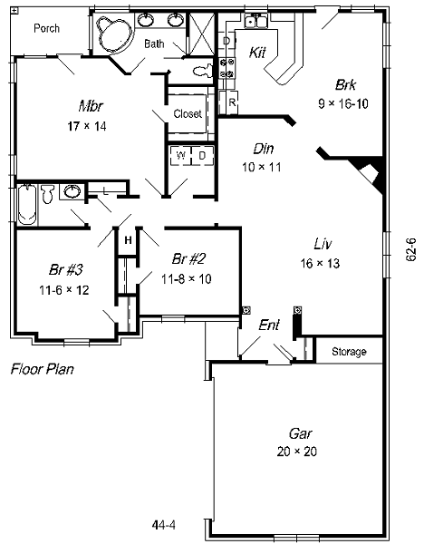 main floor house blueprint