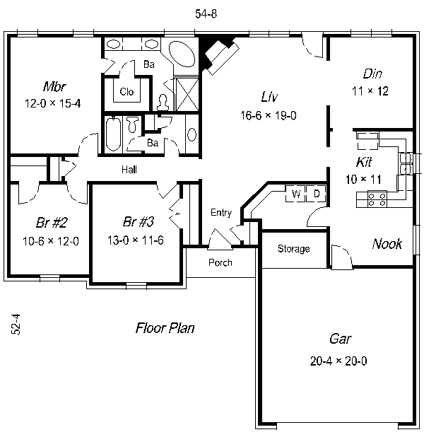 main floor house blueprint