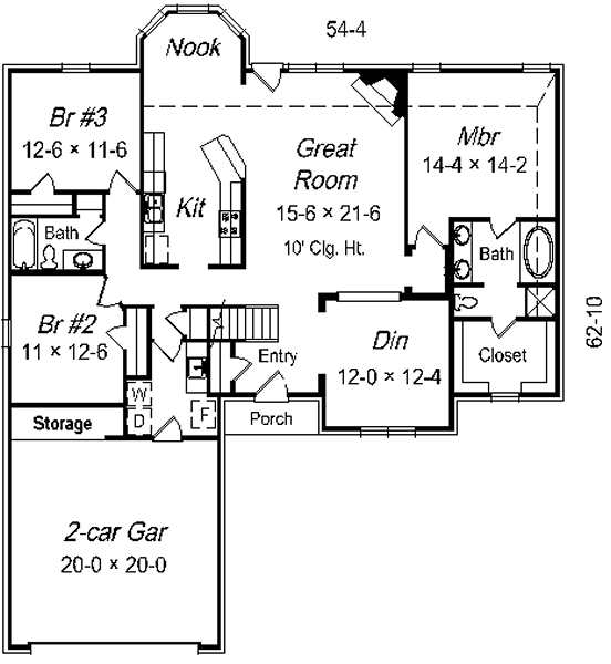 main floor house blueprint