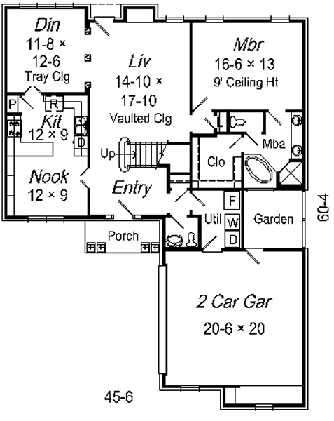 main floor house blueprint
