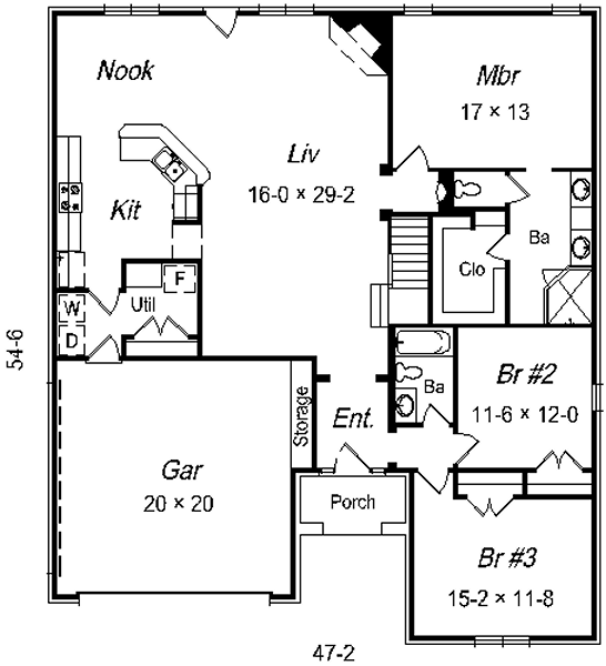main floor house blueprint