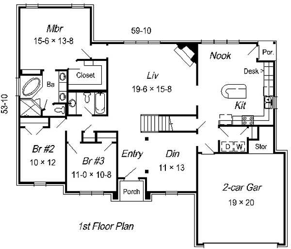 main floor house blueprint