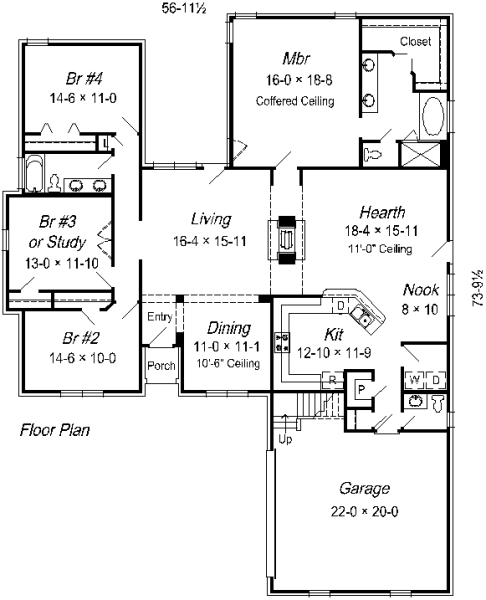 main floor house blueprint