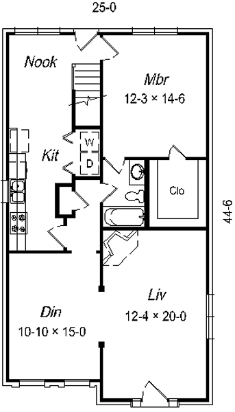 main floor house blueprint