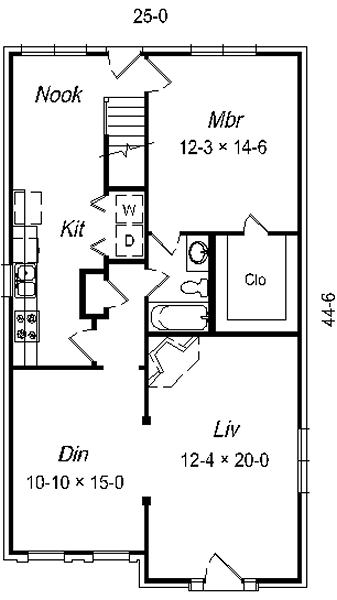 main floor house blueprint