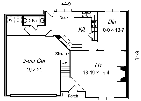 main floor house blueprint