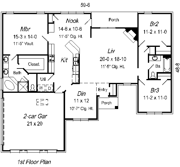 main floor house blueprint