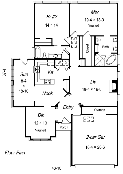 main floor house blueprint