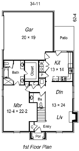 main floor house blueprint