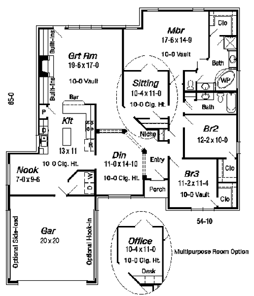 main floor house blueprint