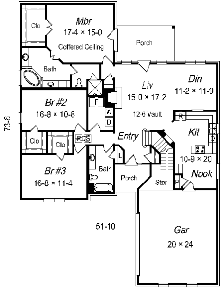 main floor house blueprint