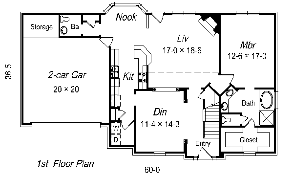 main floor house blueprint